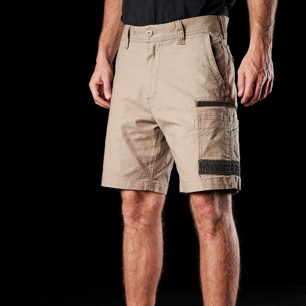 FXD Australia WS-3 Taupe Men’s Lightweight Stretch Work Shorts - Size 38